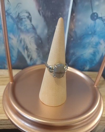 Agate ring size - ring, 16/o