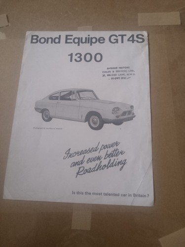 Bond equipe gt4s 1300 - equipe,