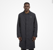 Fred Perry mac button Black