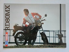 YAMAHA RD80MX MOTORCYCLE SALES BROCHURE 1982