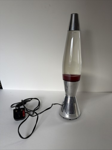 Mathmos red lava lamp with - mathmos,