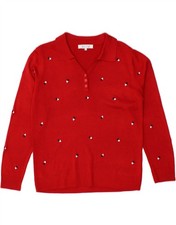 VINTAGE Womens Polo Neck