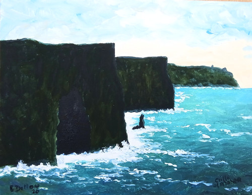 Original irish art 14x11 - irish,