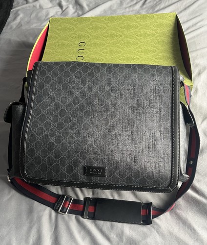 Gucci leather trimmed - gucci,