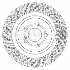 2x Brake Discs Pair Vented