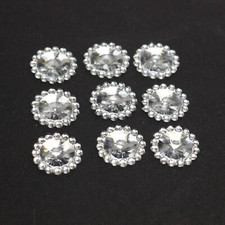 200 pcs Clear Acrylic Flatback