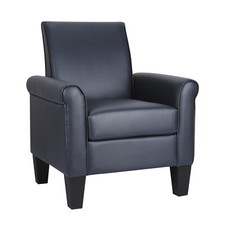 Modern Faux Leather Accent