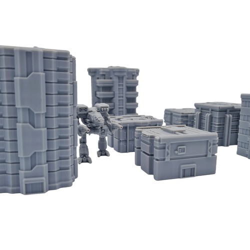 City buildings set - 9, terrain