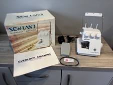 Sew Land Overlock Machine Model SM1091 - With Booklets And Boxed - Faulty/Parts.