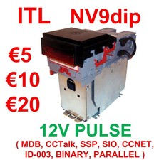 EURO ITL NV9 DIP Pulse Bill Acceptor Note Validator Banknote Reader Banknotes