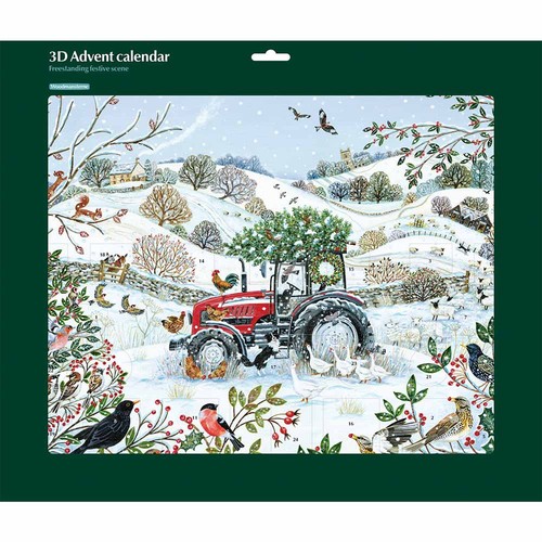 Farm christmas tractor grand - christmas,