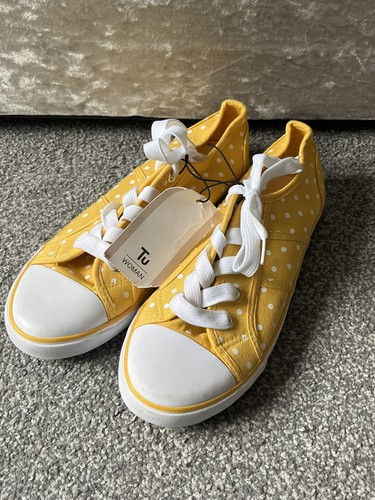 Yellow spotty canvas - tu,