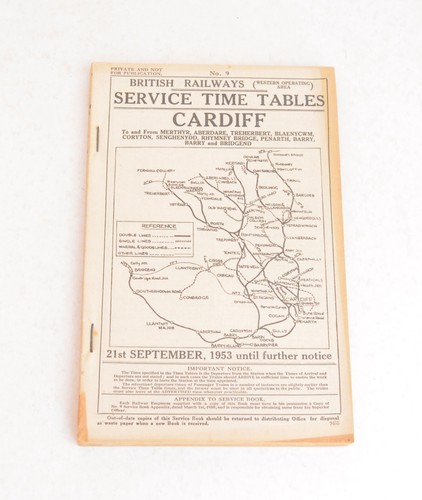 Railway working timetable - railway,