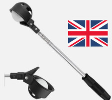 2m Telescopic Pocket Golf Ball Pick-Up Compact Retriever Automatic Lock Scoop