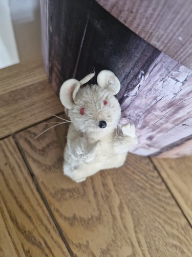 Vintage steiff mouse white - steiff,