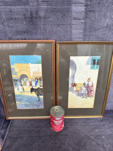 Two signed vintage african - two,