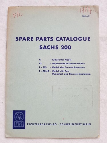 Sachs 200 engine - sachs, motorcycle
