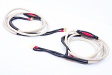 Transparent Musicwave speaker cable, spade end fittings, 2m pair