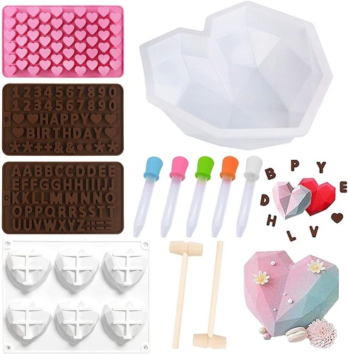Valentine love mousse cake - love,