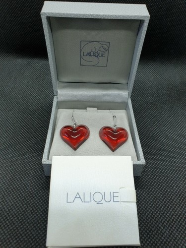 Lalique stunning red heart - stunning,