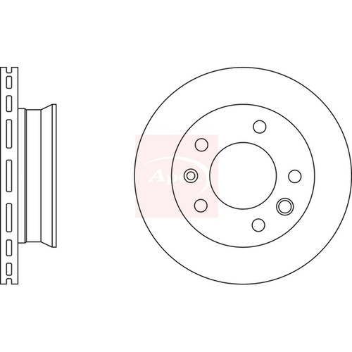 Brake discs vented for - 2x,