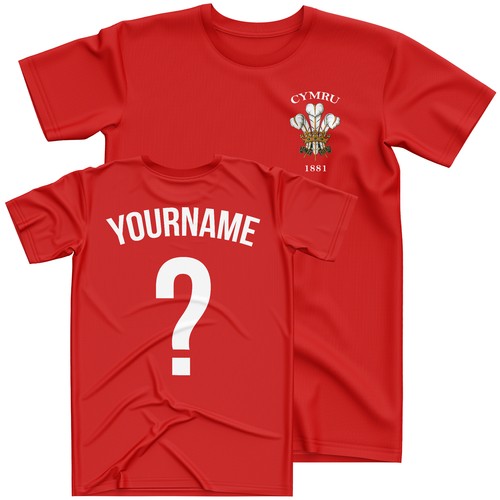 Personalised cymru rugby - cymru, t