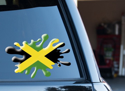 Jamaica jumieka flag splat - jamaica,