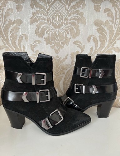 Diesel black velvet leather - &,