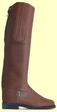 Long leather riding yard boots - riding,