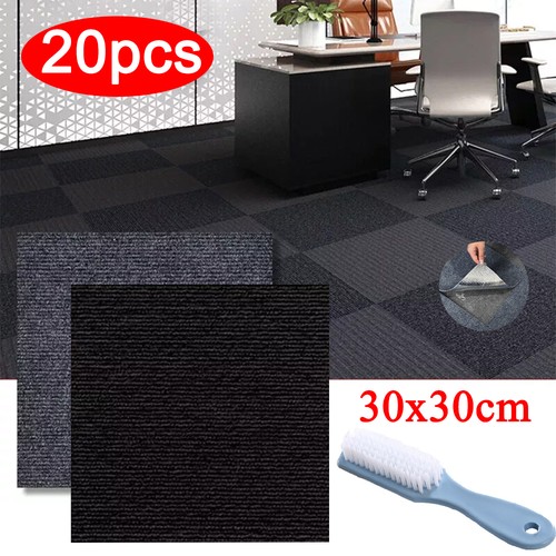 20x self adhesive carpet tiles - adhesive,