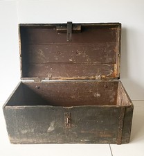 Antique Wooden Storage Chest