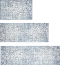 Kitchen Rugs Set of 3 Non Slip