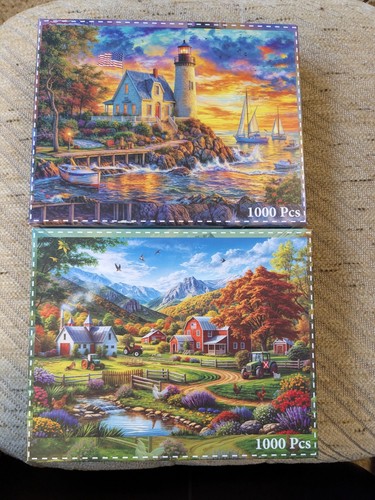 Two 1000 piece jigsaw - two,