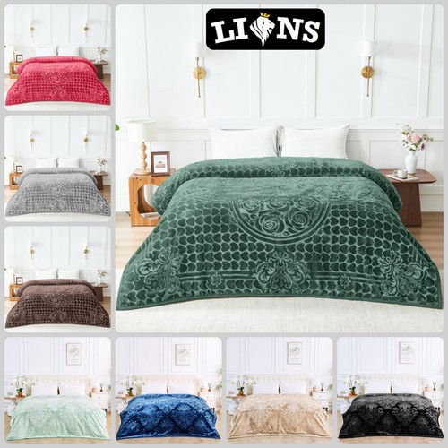 Embossed heavy blanket - embossed, thick