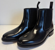 Samuel Windsor SW New without Box Men's Black Leather  Chelsea Boots UK Size 6.5