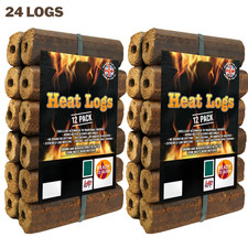 24 Heat Logs Eco Wood Fuel