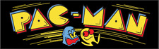 Pacman arcade marquee panel