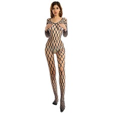 UK Women's Astronaut Costume Shiny Metallic Romper Catsuit Zip-up Space Bodysuit