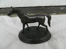 Vintage Bronze Horse Figure On Stand.Stands approx' 13cm high.Equestrian Collect