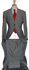 HAND FINISHED DESIGNER OZWALD BOATENG FULL COTTON SUIT: UK 42R/W36x30L