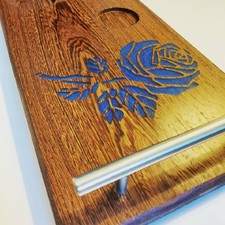 Wooden Decanter Tray Bedside