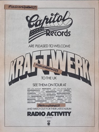 Kraftwerk tour advert sept - tour,