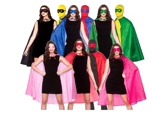 Adult superhero cape - with, mask