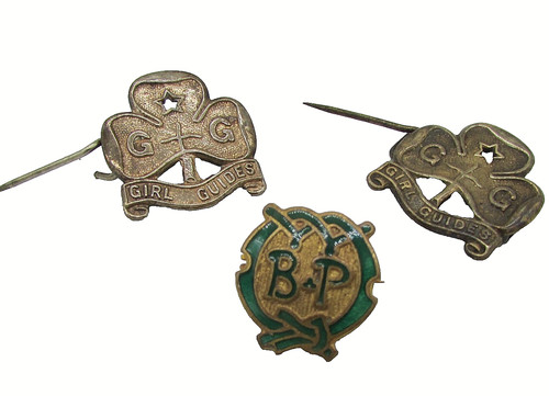1950 enamel girl guides - 1950's,