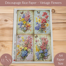 A4 Rice paper for decoupage