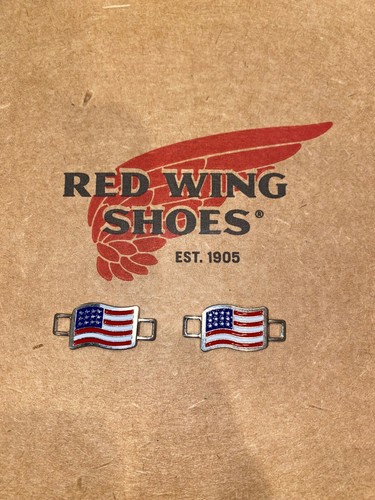 One pair red wing shoes - pair,
