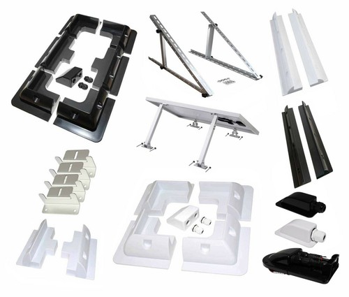 Solar panel white black - solar,