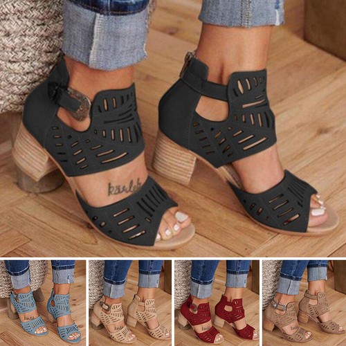 Womens ladies open toe shoes - ladies,