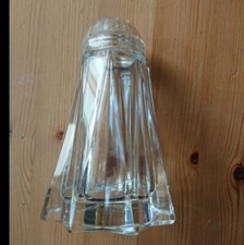 Vintage Czech Clear Glass