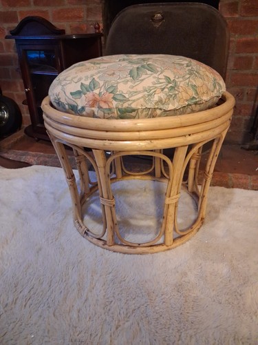 Vintage bamboo rattan seat - vintage,
